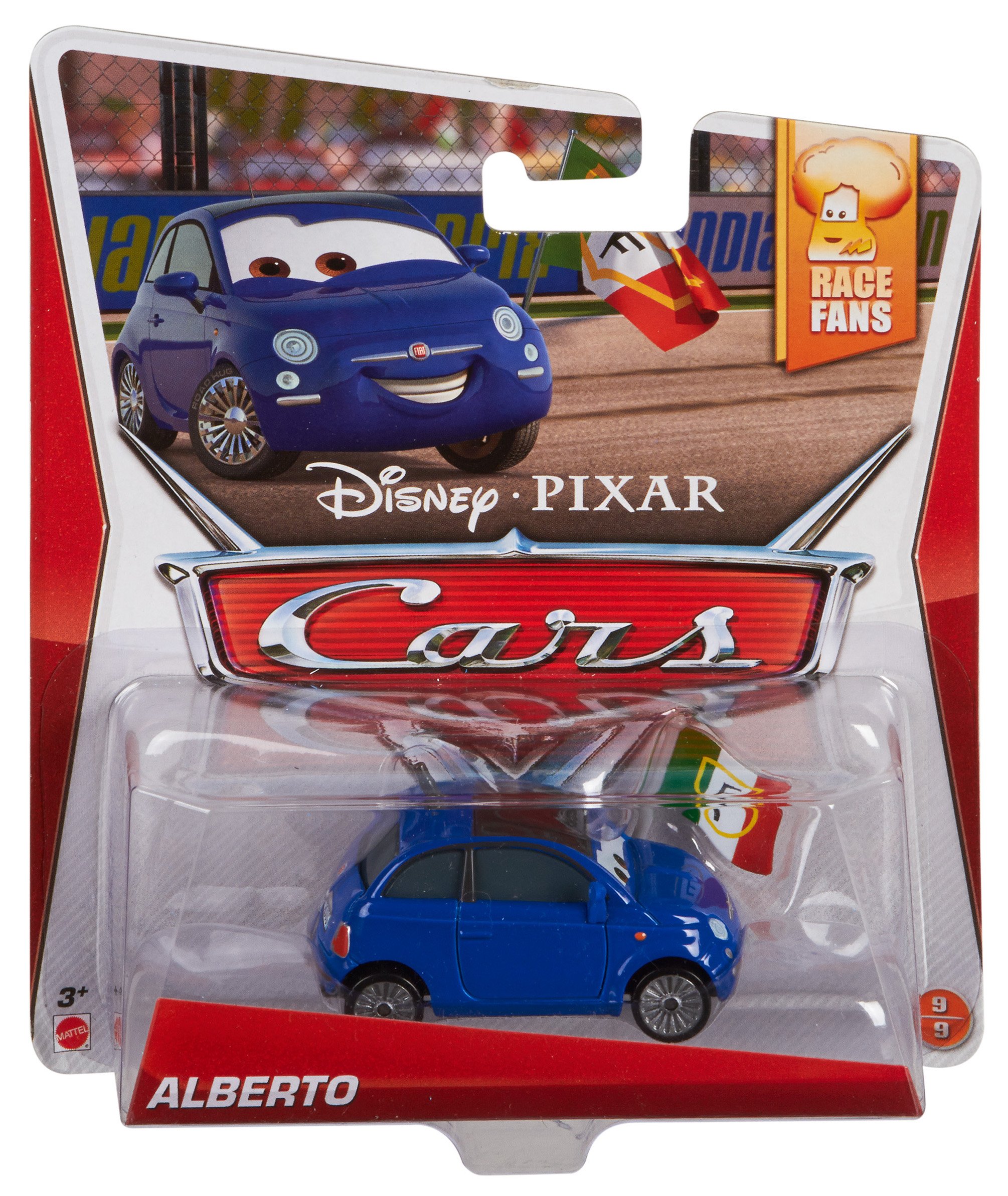 Amazon.com: Disney Pixar Cars Francesco Bernoulli Race Fan Diecast
